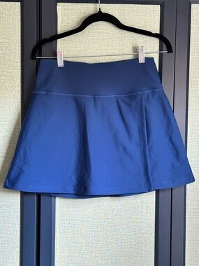 YPB High Rise sculptLUX Wrap Skirt in Cobalt Blue + Built in Shorts. Size M